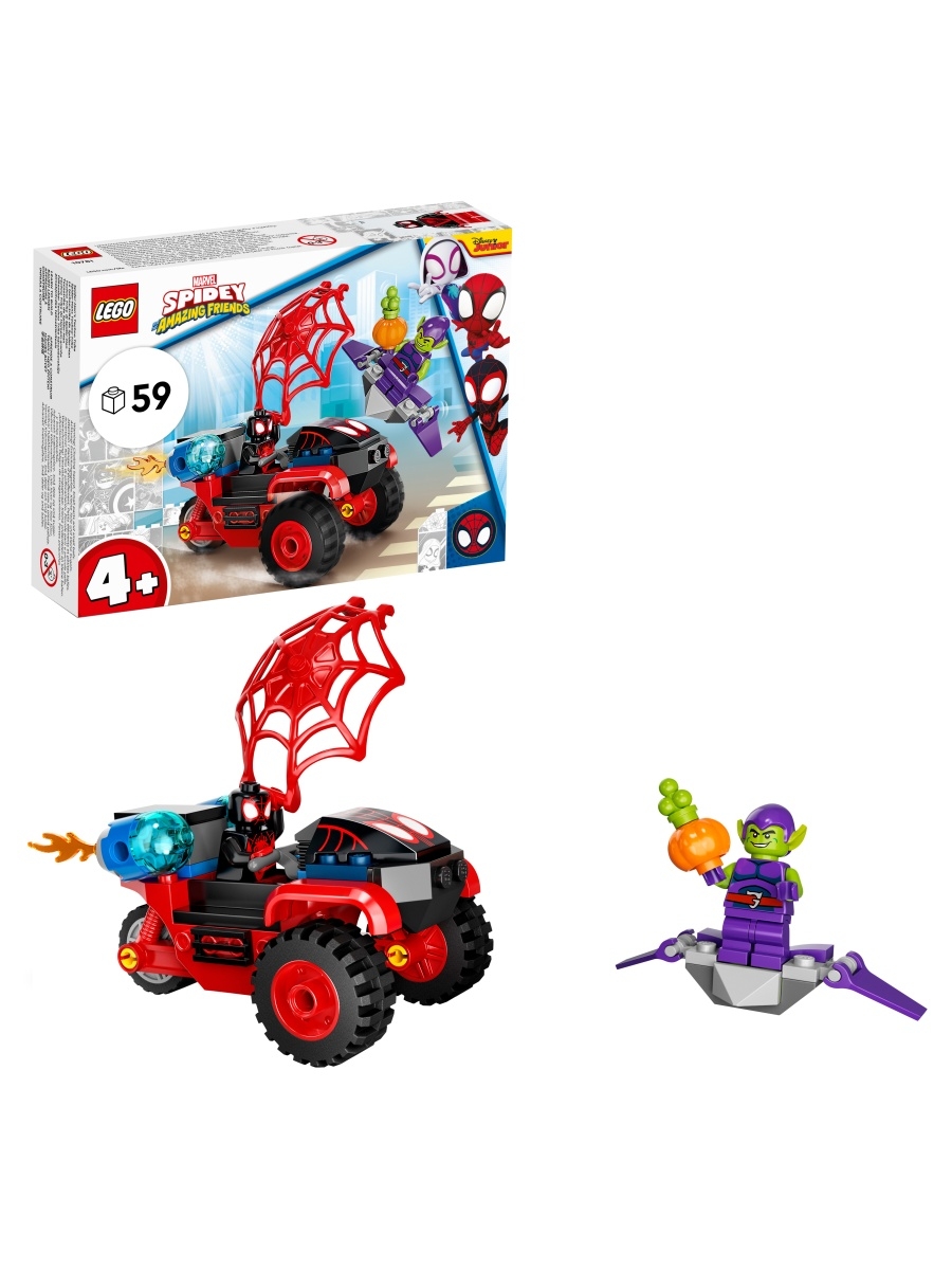 SALE* LEGO Spidey Amazihg Friends 10781 Дисней Майлз Моралес: техно-трайк  Человека-Паука | игрушки по оптовой цене в Ярославле